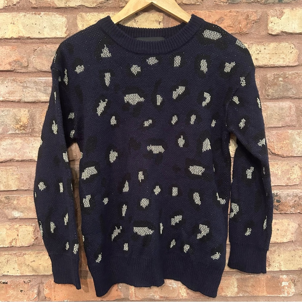 Kendall & Kylie Black and Gold Sweater